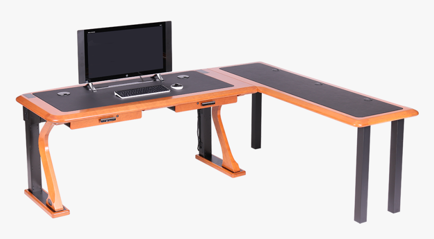 Artistic Computer Desk Full L Shaped Right Caretta - Personal Computer, HD Png Download, Free Download