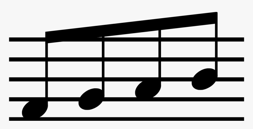 Two Eighth Notes Beamed Together, HD Png Download, Free Download