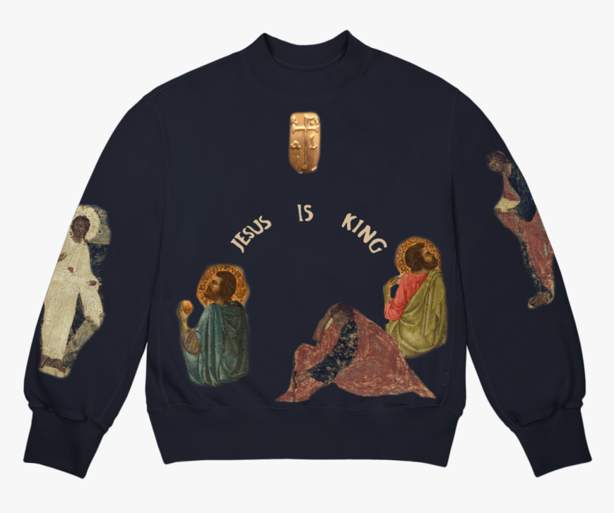 Jesus Is King Cross Crewneck Ii - Jesus Is King Merch, HD Png Download, Free Download