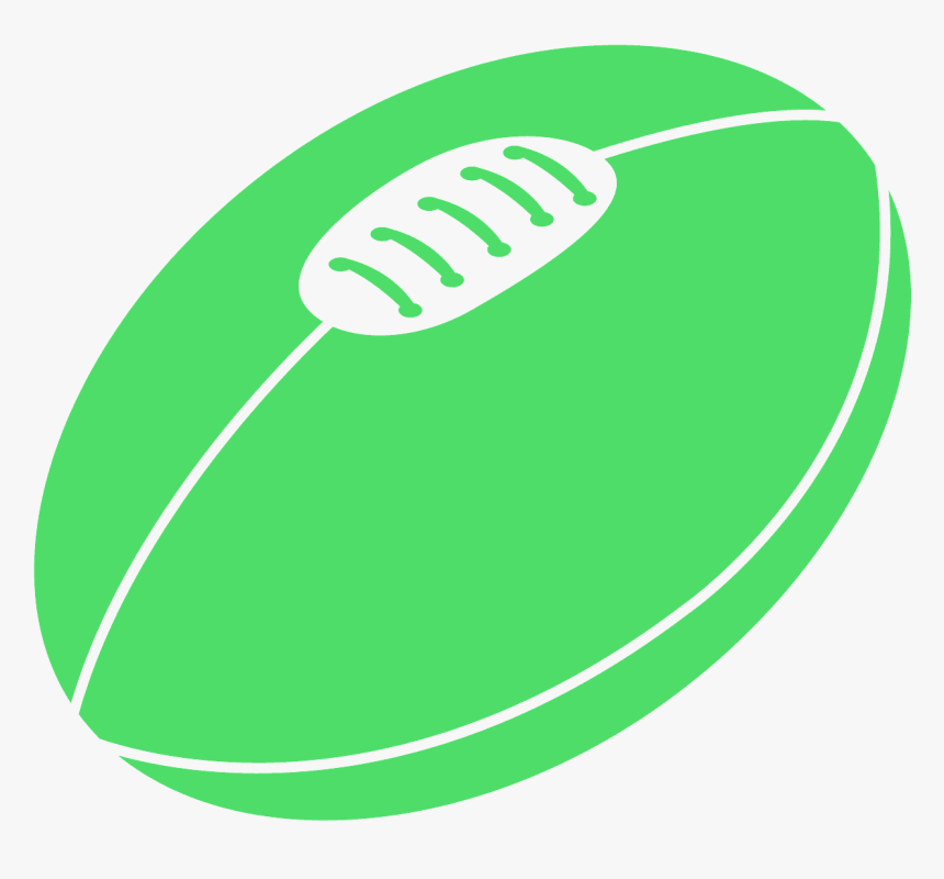 Palla Da Rugby Stilizzata, HD Png Download, Free Download