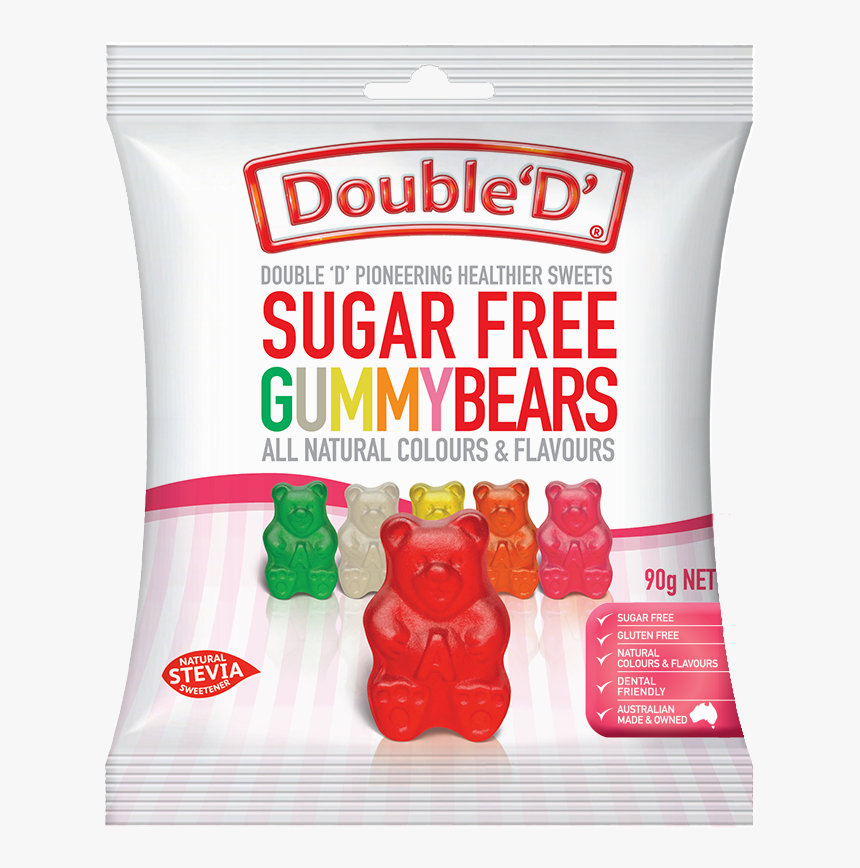 3d Gummybears Colasize 061316 3a - Double D Sugar Free Gummy Bears, HD Png Download, Free Download