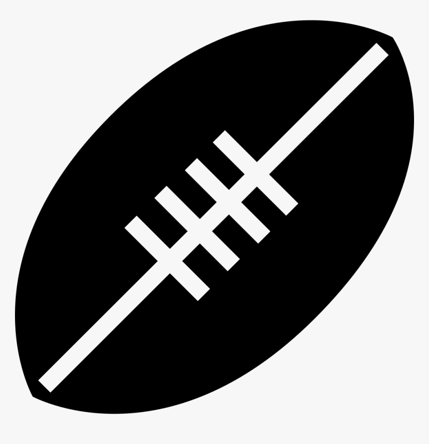 - Rugby Ball White Png Icon , Png Download - Rugby Ball, Transparent Png, Free Download