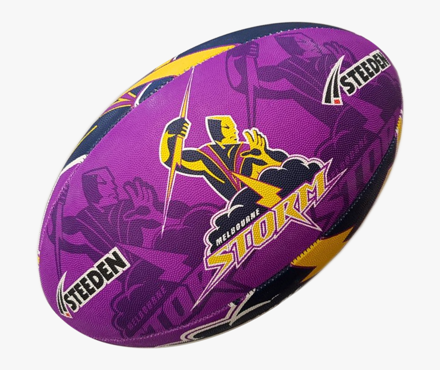 Melbourne Storm Rugby Ball, HD Png Download, Free Download