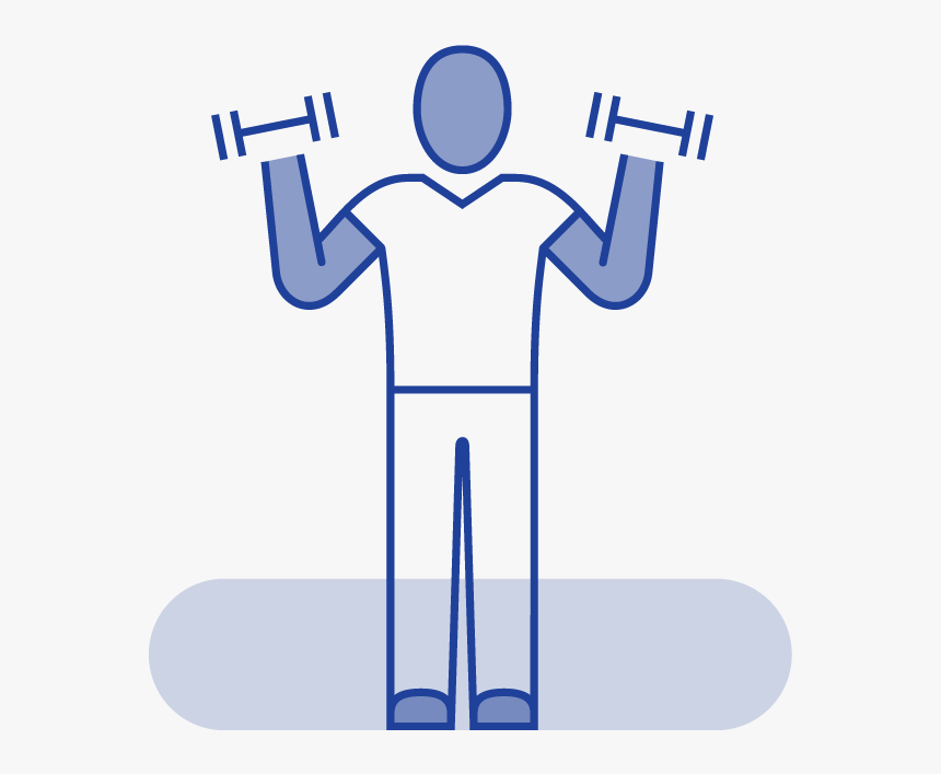 Body Works Blue Outline Fitness, HD Png Download, Free Download