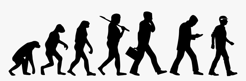 People Around Me Are Constantly Debating If Vr Is Dead - Evolution Of Man Png, Transparent Png, Free Download