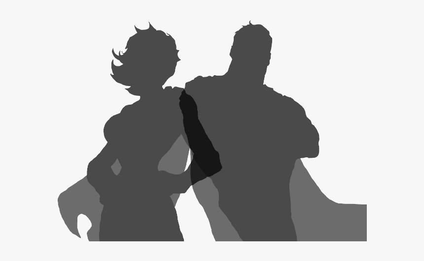 Superhero Silhouette Png, Transparent Png, Free Download