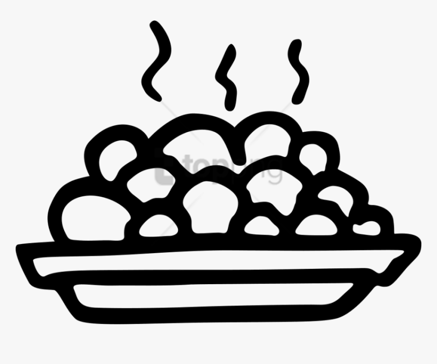 Plate Clipart Clear Background - Food Plate Png Icon, Transparent Png, Free Download