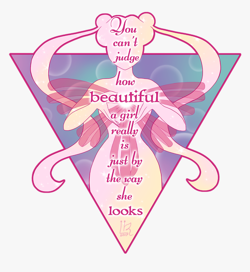 How Beautiful A Girl Really Is - Sailor Moon Inspirational Quote, HD Png Download, Free Download