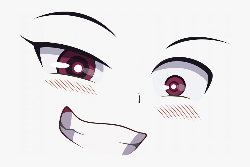 Medium Size Of How To Draw A Sad Anime Mouth Boy Drawing - Anime Girl Face Transparent, HD Png Download, Free Download