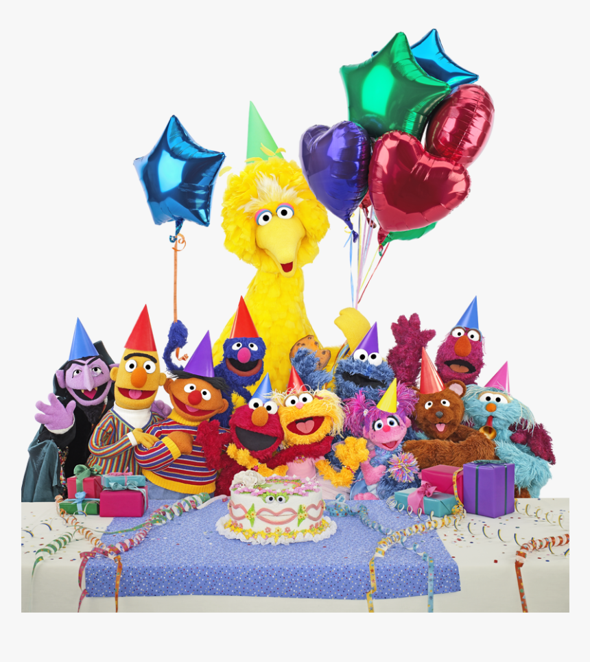 Sesame Street Characters Happy Birthday, HD Png Download, Free Download