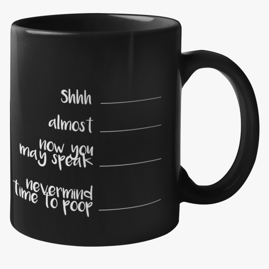 Shhh Black Ceramic Coffee Mug - Anesthesiologist Day, HD Png Download, Free Download