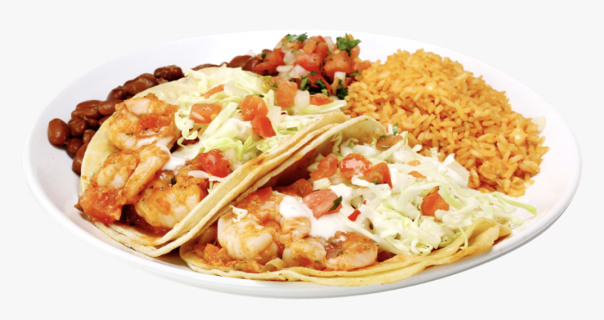 Fresco Shrimp Taco Plate - Fast Food, HD Png Download, Free Download