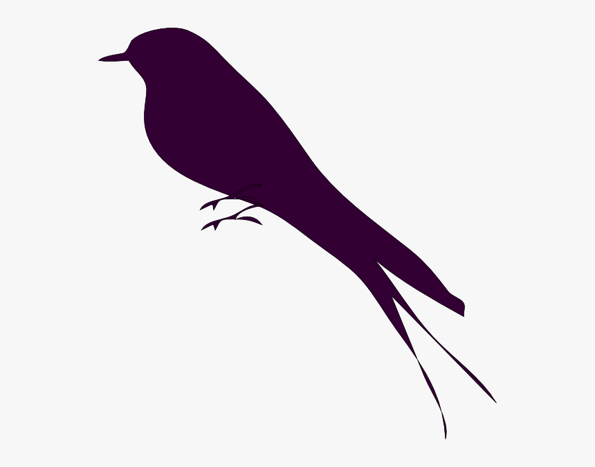 Mockingbird Small Bird On A Branch Clip Art At Vector - Mockingbird Clipart Png, Transparent Png, Free Download