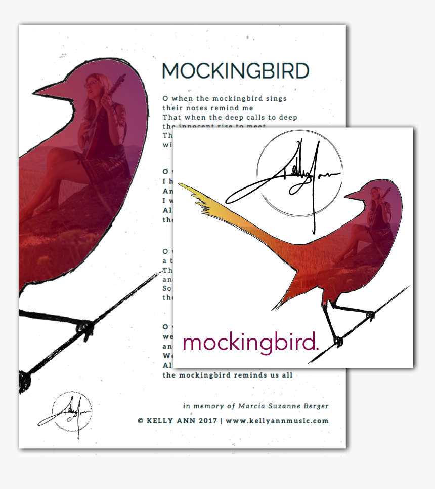 Mockingbird By Kelly Ann - Parrot, HD Png Download, Free Download