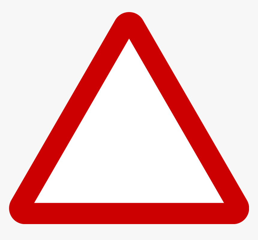 Free Warning Signs Download - Triangle Warning Sign Template, HD Png Download, Free Download