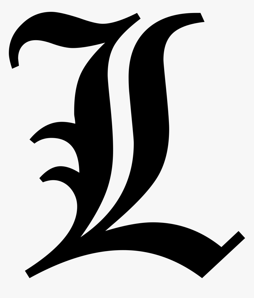 Logo L Death Note Png, Transparent Png, Free Download