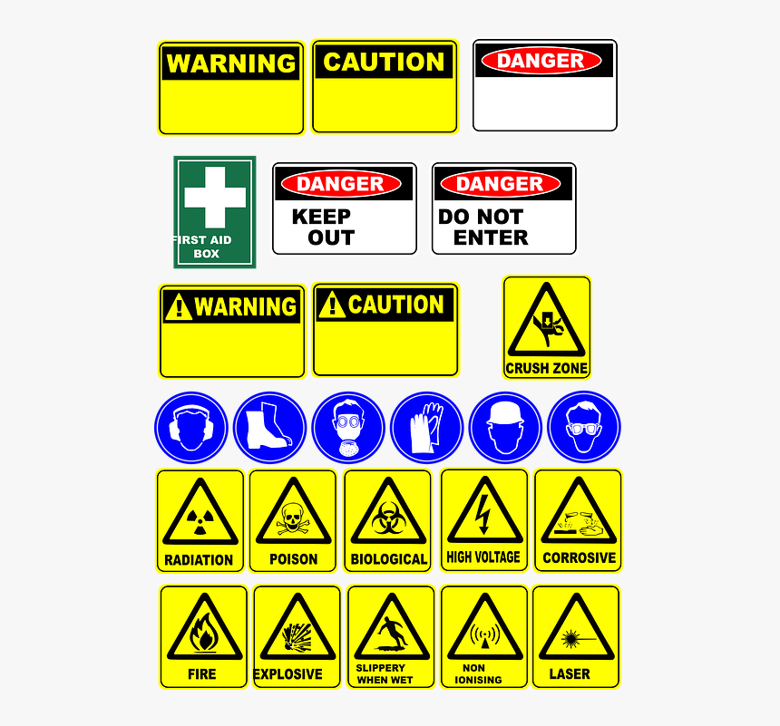 Safety Symbols And Meanings