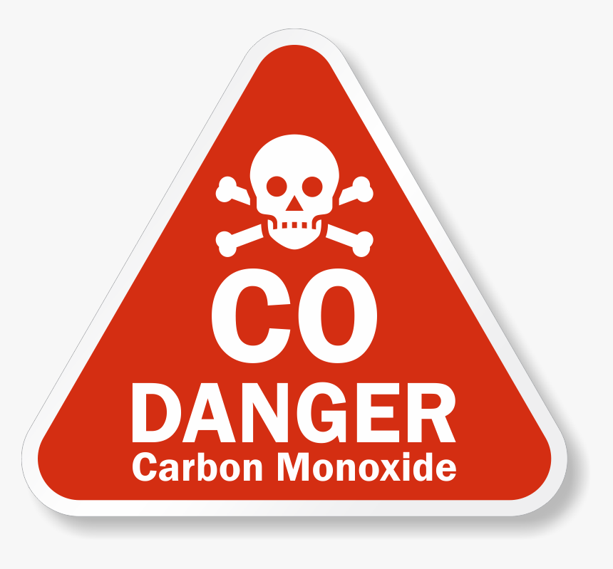 Carbon Monoxide Hazard Symbol, HD Png Download, Free Download