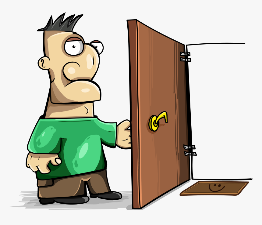 Cartoon Open Door - Opening Door Clipart Png, Transparent Png, Free Download