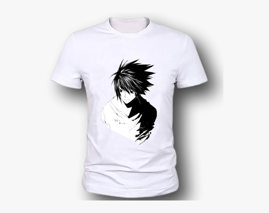 Death Note L Manga Black And White - Death Note L Anime, HD Png Download, Free Download