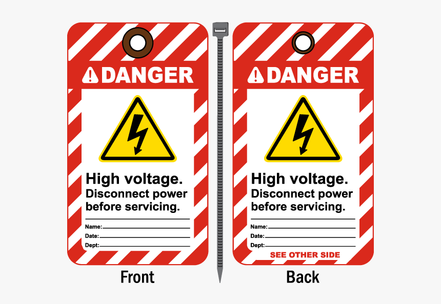 Danger Do Not Operate Lockout Tags, HD Png Download, Free Download
