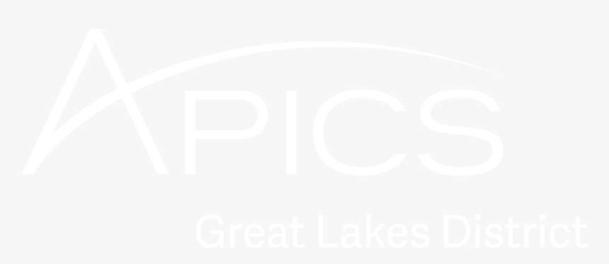 Great Lakes District Logo - Apics Logo White, HD Png Download, Free Download