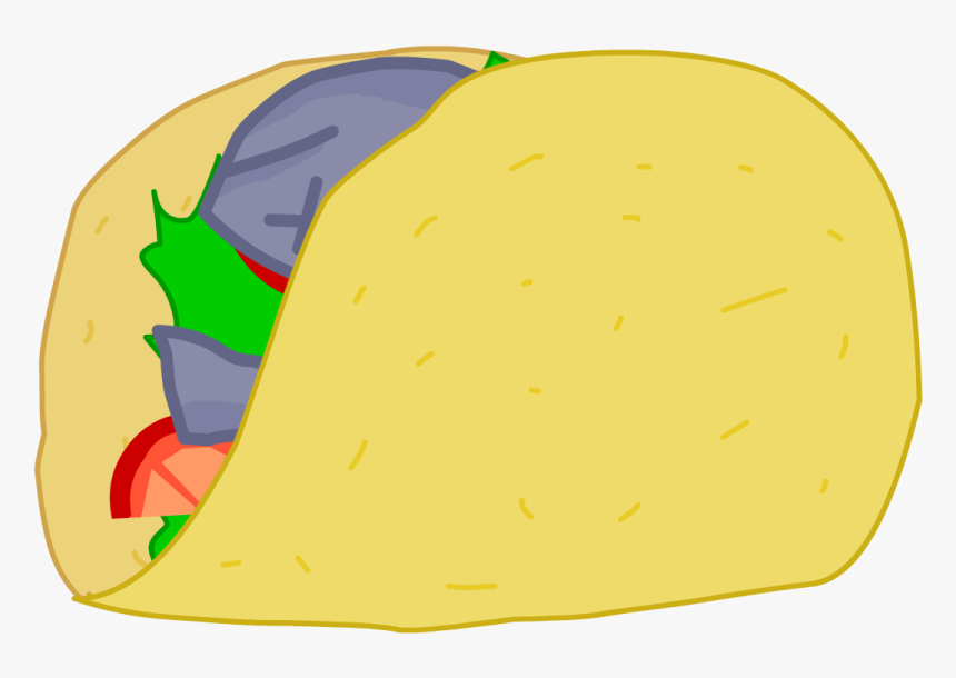 Taco Clipart Battle For Dream Island - Bfdi Taco Food, HD Png Download, Free Download