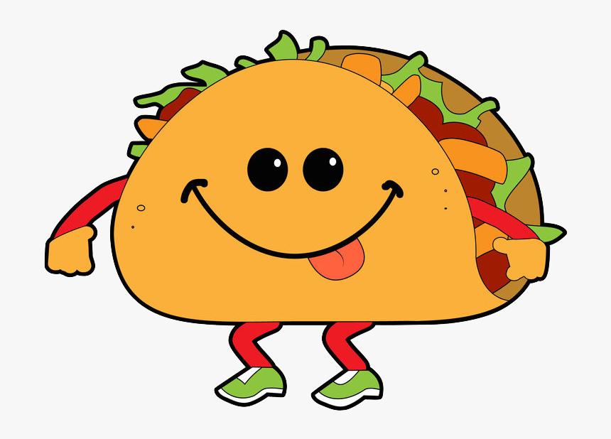Tacos Gordos Cheese Dip - Tacco Cartoon, HD Png Download - kindpng.
