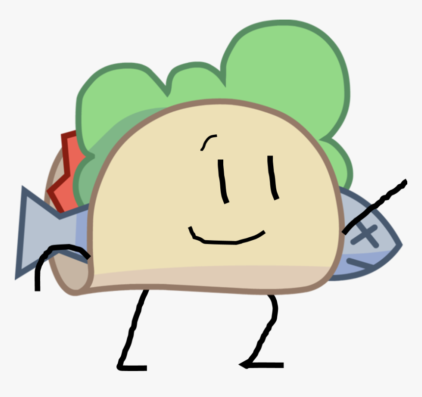 Taco Clip Team - Book And Taco Bfb, HD Png Download, Free Download