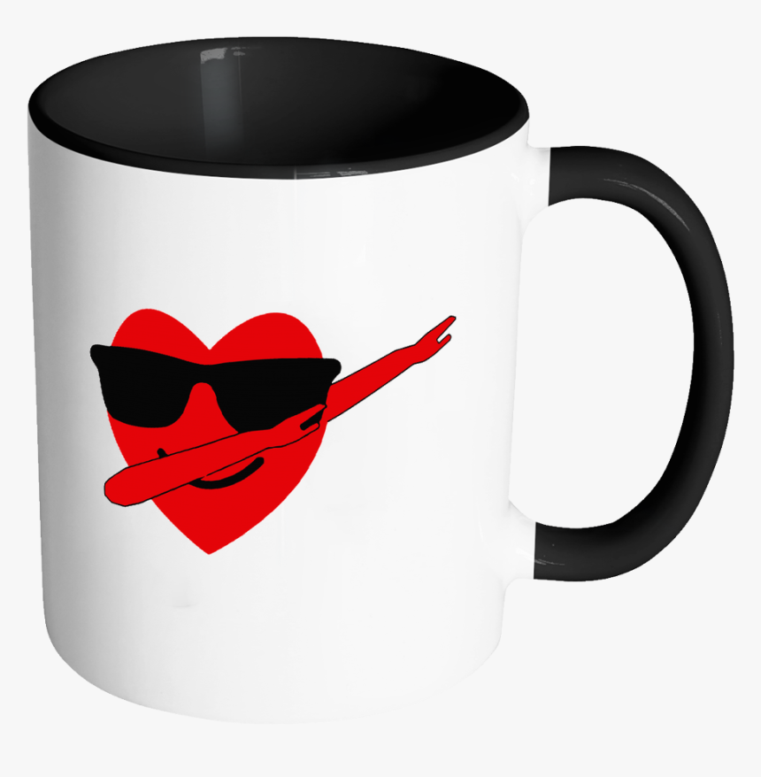 Heart Emoji Dabbing For Valentine"s Day Mugs Accent - Sense Of Humour Dirty Mind And Good Heart, HD Png Download, Free Download