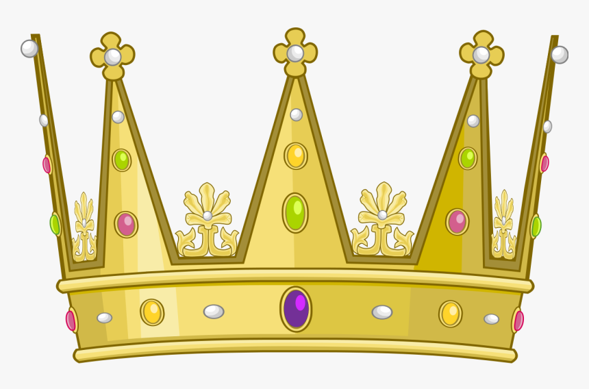 Crown Clipart Prince - Crown Prince Princess Clipart, HD Png Download, Free Download