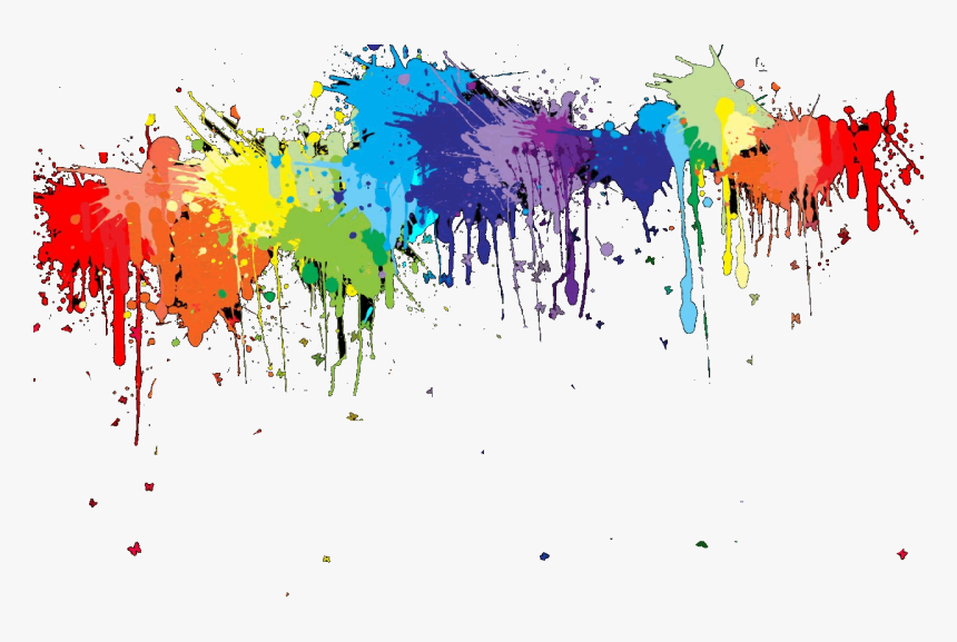 Transparent Background Paint Splatter, HD Png Download, Free Download