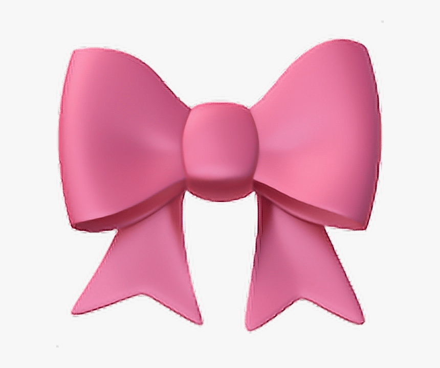Pink Bow Emoji, HD Png Download, Free Download