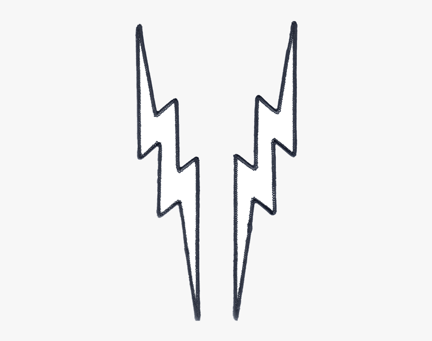 Lightning Bolts Black And White, HD Png Download, Free Download