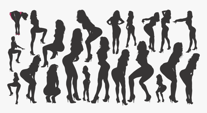 Silhouettes Sexy, HD Png Download, Free Download