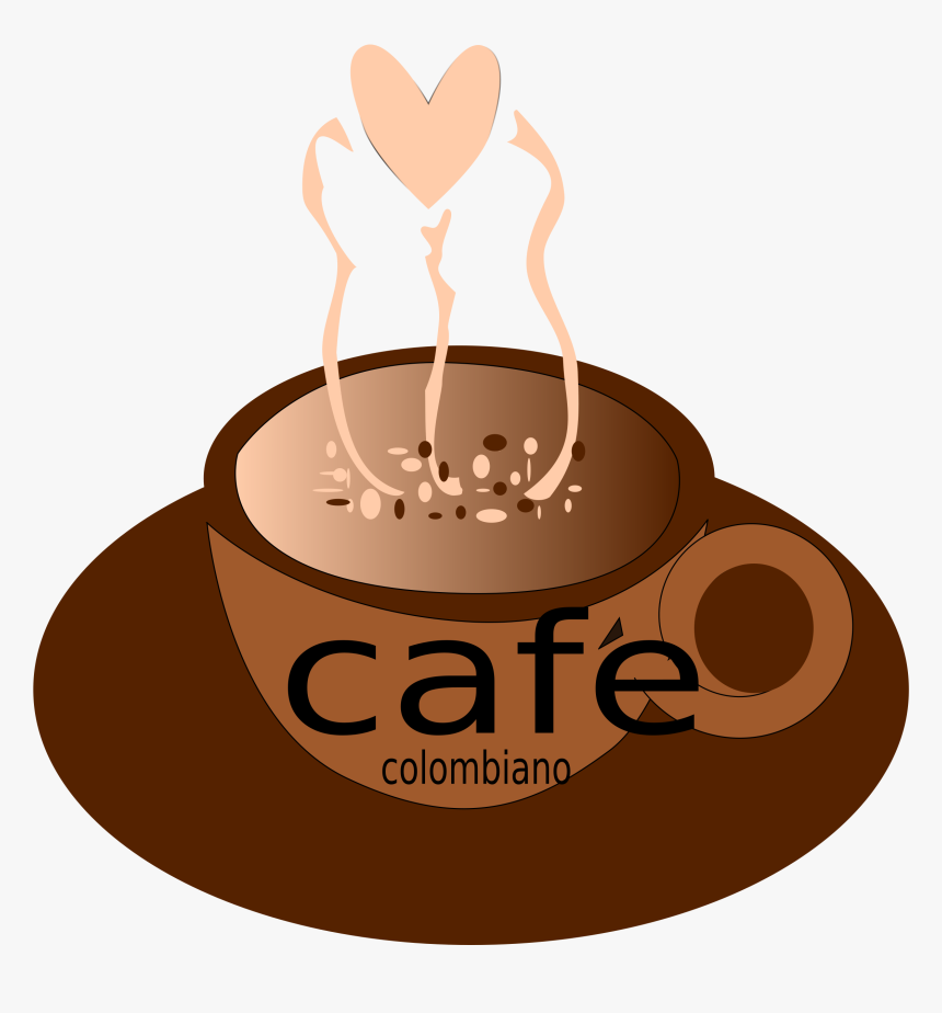 Café Colombiano Clip Arts - Cafe Colombiano En Png, Transparent Png, Free Download