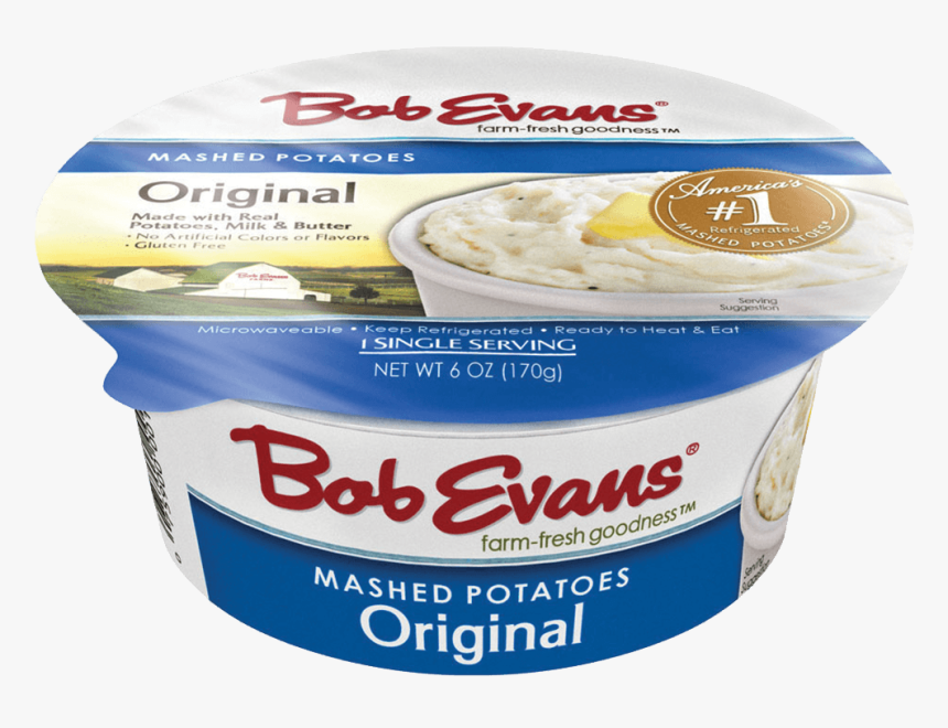 Bob Evans Original Mashed Potatoes 6 Oz - Bob Evans, HD Png Download, Free Download