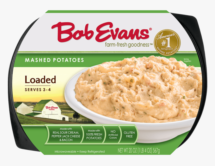 Bob Evans Loaded Mashed Potatoes - Bob Evans Mashed Potatoes, HD Png Download, Free Download
