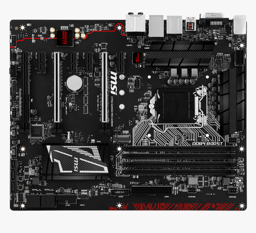 Intel Lga 1151 Atx Motherboard Ddr4 Sdram - Msı Z170a Gaming Pro Carbon, HD Png Download, Free Download