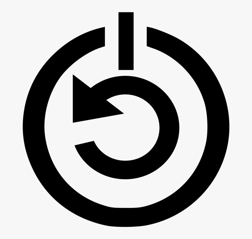 Area,trademark,symbol - Power Reset Icon, HD Png Download, Free Download