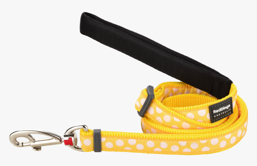 Yellow & White Dots Dog Leash - Yellow Dog Collar And Lead, HD Png Download, Free Download