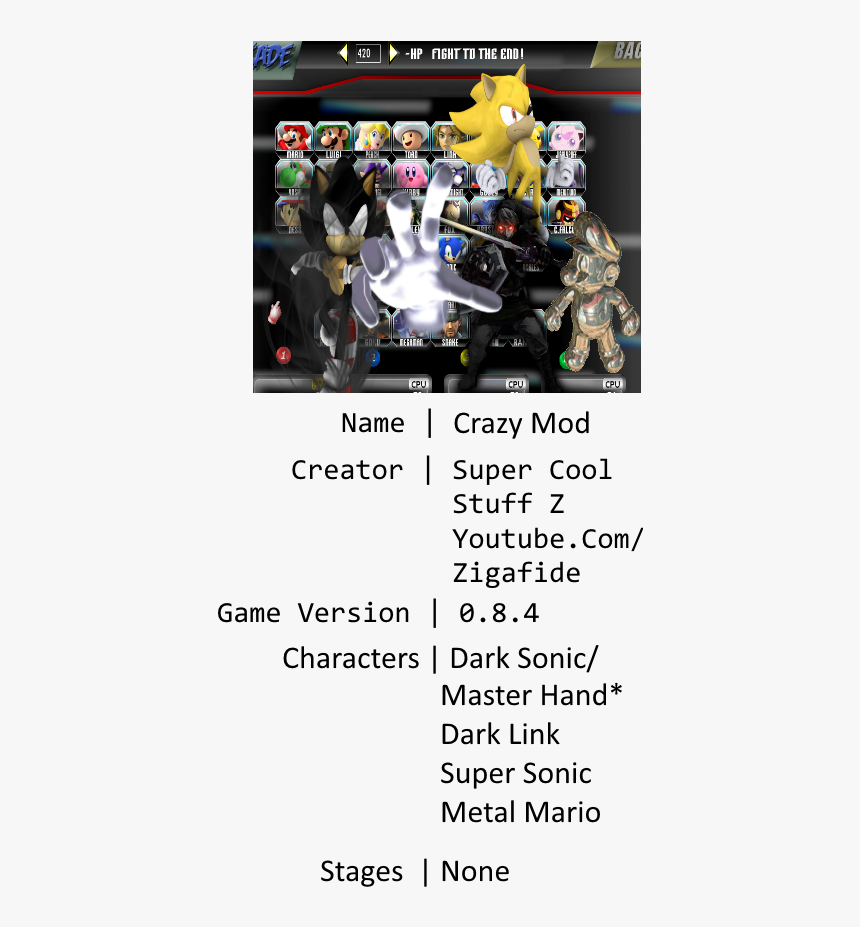 Super Smash Bros Crusade - Super Smash Bros Crusade 0.8, HD Png Download, Free Download