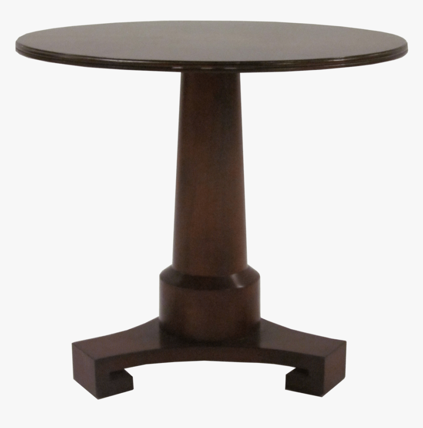 Thomas Pheasant Pedestal Side Table By Baker - Cake On Table Png, Transparent Png, Free Download