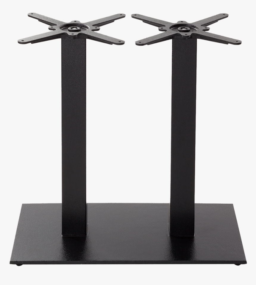 Twin Pedestal Dining Base Black, HD Png Download, Free Download
