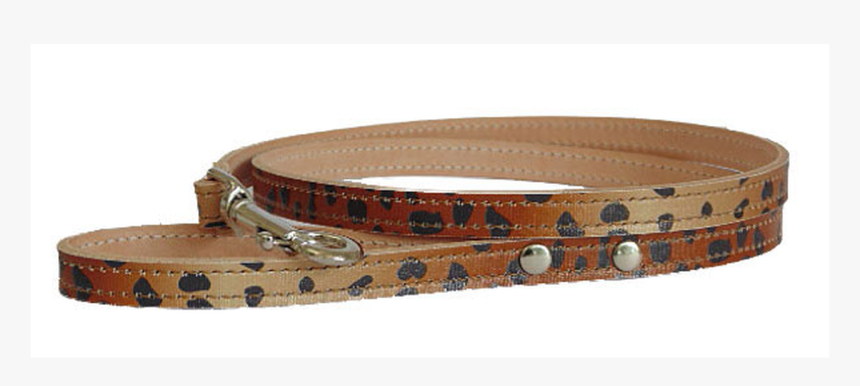 Leopard Dog Leash - Belt, HD Png Download, Free Download