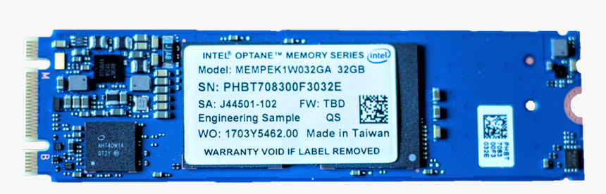 Intel Optane Memory Ssd 32gb - Intel Optane Memory Series, HD Png Download, Free Download