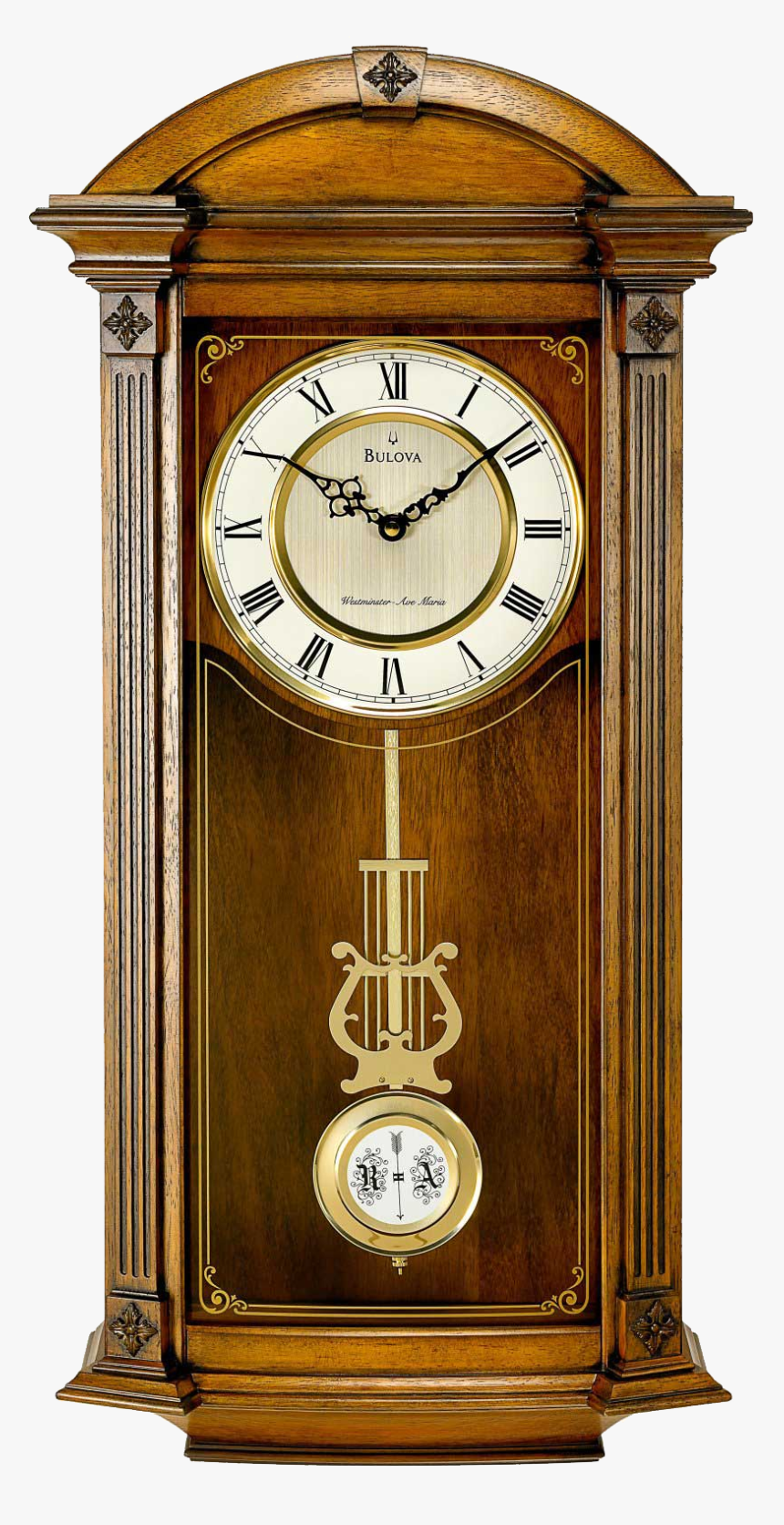 Wall Bell Clock Png Image - Wall Clock Old Style, Transparent Png, Free Download