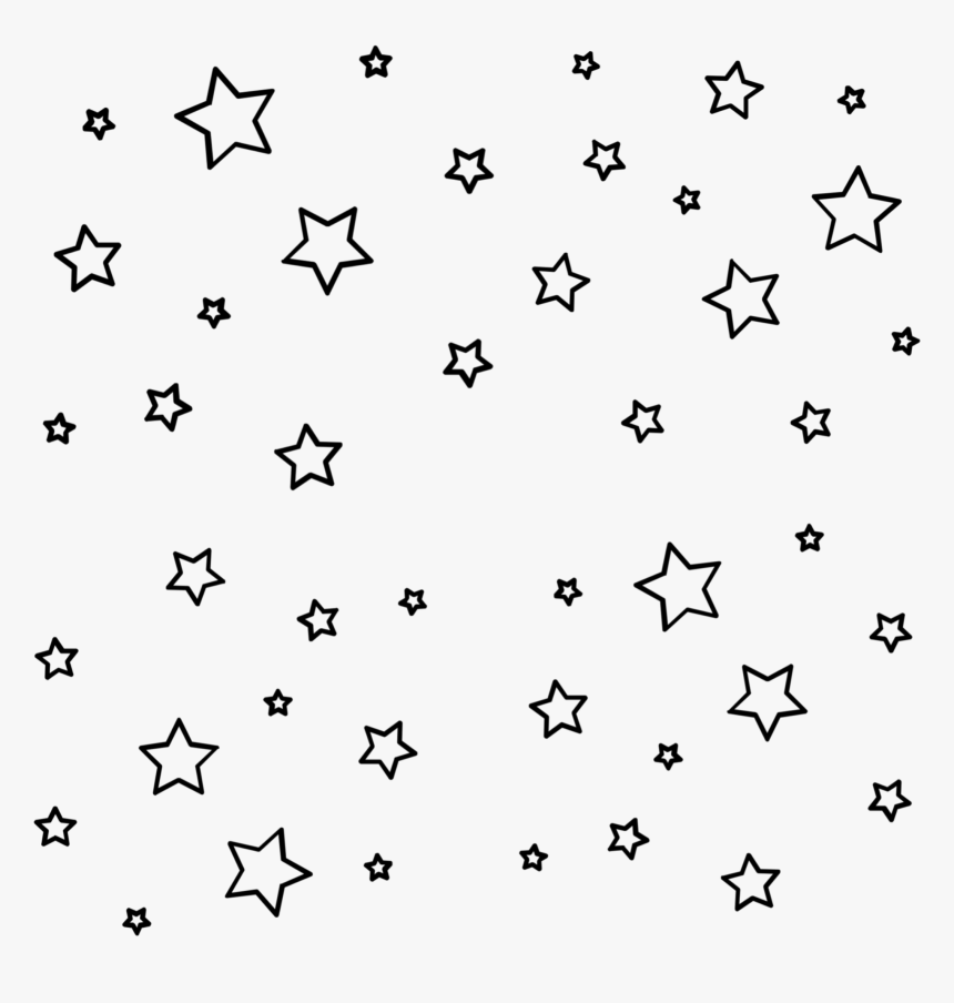 Vsco Stickers Black And White Star Hd Png Download Kindpng