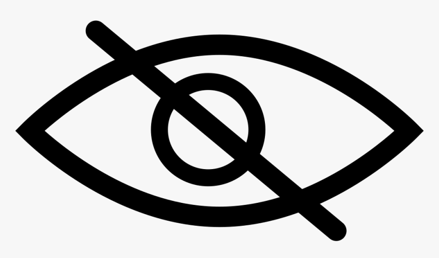 Png File Svg - Eye Closed Icon Png, Transparent Png, Free Download