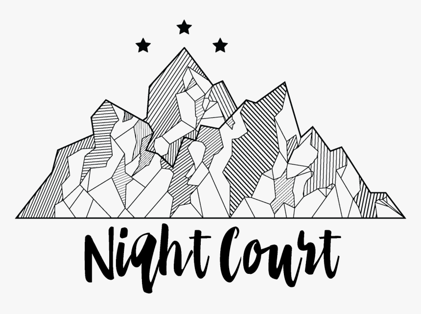 Transparent Mountain Vector Png - Night Court Mountains, Png Download, Free Download